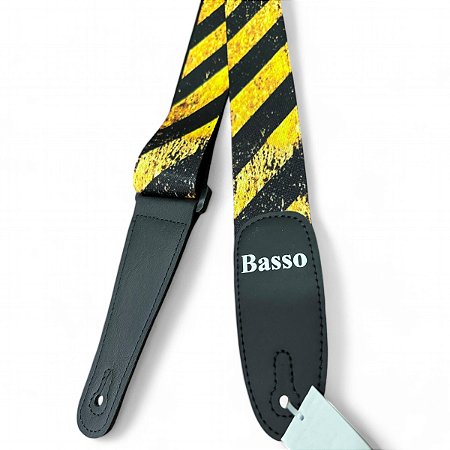 Alça Correia Basso Faixa Amarela Sf355 Pop Art Original Nova