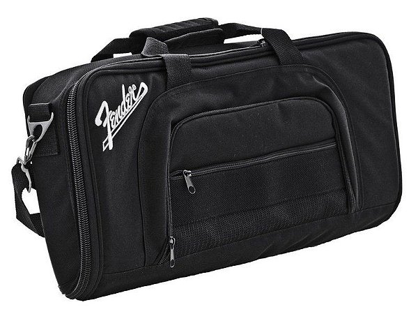 Capa Bag Fender Pedalboard Pedal GIG Preto Mustang