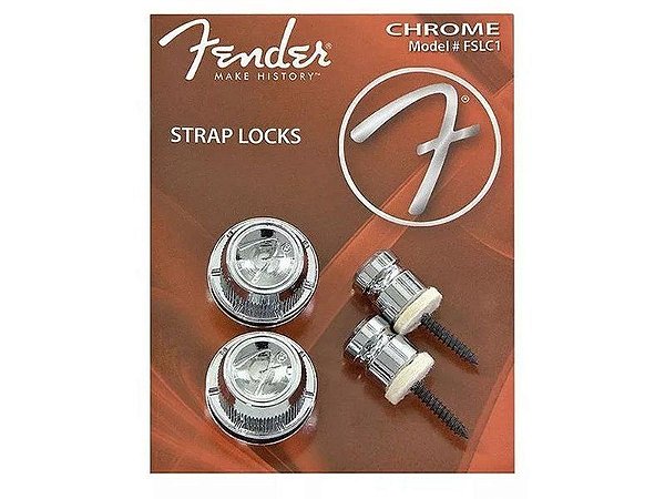 Trava Correia Strap Lock Fender Made In Usa Cromado Original