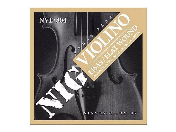 Encordoamento Violino Nig Nve804 Níquel Laminado