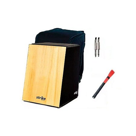 Kit Cajon Elétrico Fsa Inclinado Sk2000 Vassourinha Capa