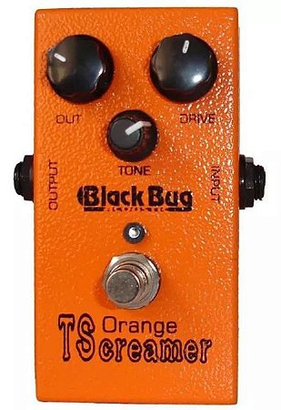 Pedal Guitarra Black Bug Orange Tscreamer Tots Distortion