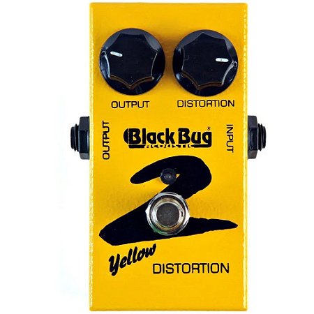 Pedal De Distorção Yellow Distortion Tyd-2 Black Bug