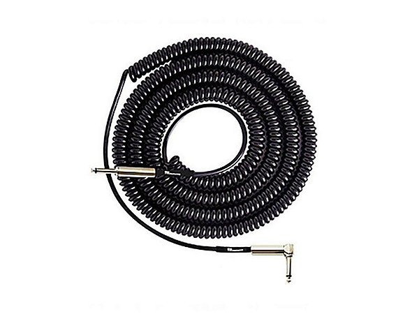 Cabo espiral Tecniforte Jimi 9 metros Preto Mola p10 90 plug L