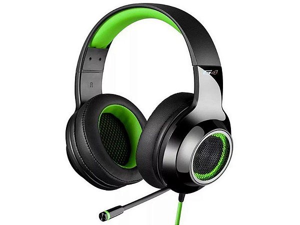 Fone Headset Gamer Edifier G4 Led Verde Ps4 Pc Usb Vibração