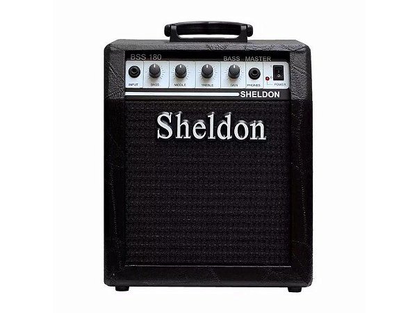 Amplificador Cubo para baixo Sheldon Bss180 18w - Preto