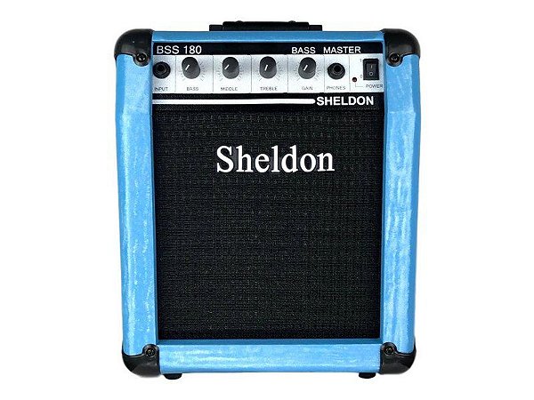 Amplificador Cubo para baixo Sheldon Bss180 18w - Azul