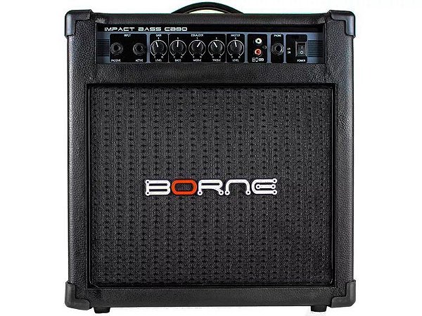 Amplificador Cubo Borne Cb80 Impact Bass 30w para baixo