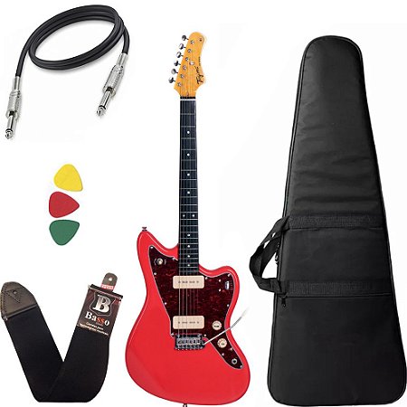 Guitarra  Tagima Tw61 Woodstock Vermelho Bag Correia