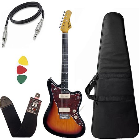 Guitarra  Tagima Tw61 Woodstock Sunburst Bag Correia