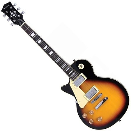 Guitarra Canhota Les Paul Strinberg Lps230 Sunburst Capa Bag