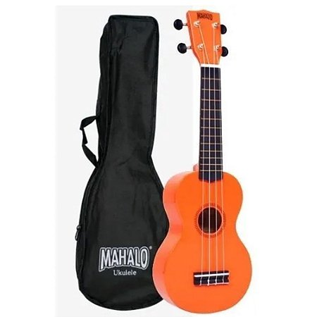 Ukulele Soprano Mahalo Mr1 Laranja Mr1or Aquila