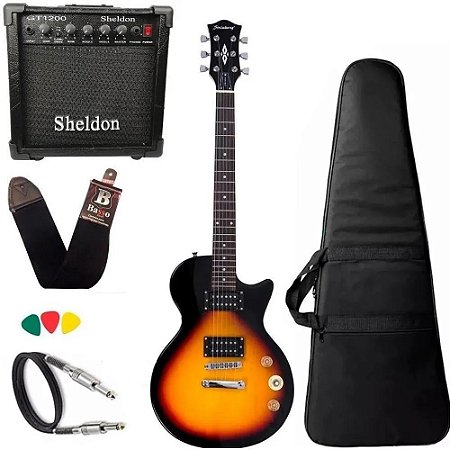 Guitarra Les Paul Strinberg Lps200 Sunburst sb Amplificador