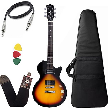 Guitarra Les Paul Strinberg Lps200 Sunburst Sb Com Capa Bag