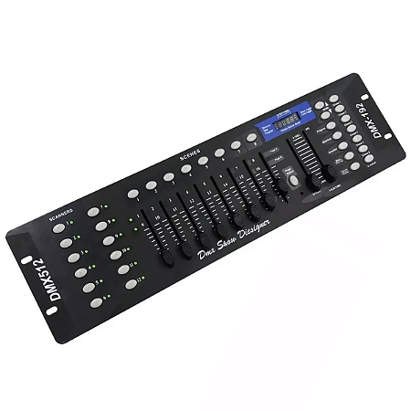 Mesa Controladora De Iluminação Pls Dmx Litecraft 192