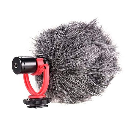 Microfone KSR Pro Km1 Camera Dslr Celular Deadcat anti vento
