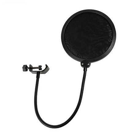 Pop Filter Turbo Anti-Puff Com Pescoço Para Microfone Pop20