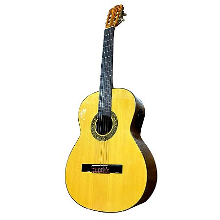 Violão Di Giorgio Clássico 38E Nylon Elétrico + Capa - Carneiro