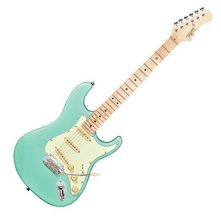 Guitarra Tagima T635 Surf Green Escala Clara Escudo Mint Green