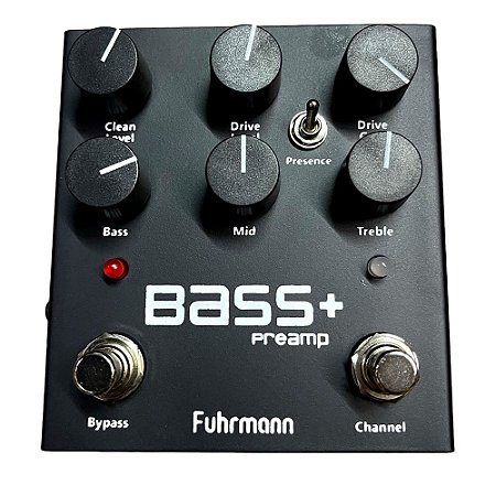 Pedal Fuhrmann Bass + Ba01 para baixo com saida balanceada