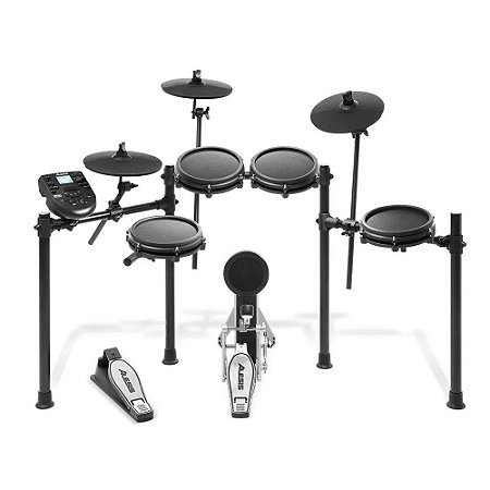 Kit Bateria Eletrônica Nitro Mesh com 8 Peças Função Choque