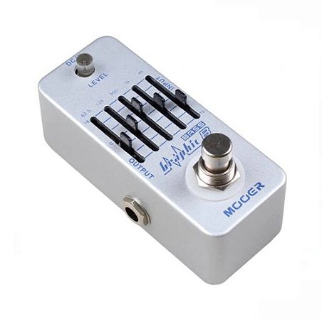 Pedal Mooer equalizador baixo 5 bandas Bass Equalizer Meq2