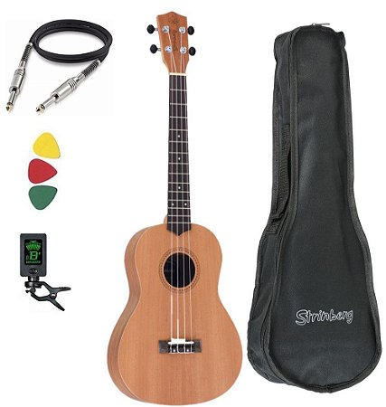 Ukulele Strinberg UK06B MGS Fosco Baritono Acústico Capa