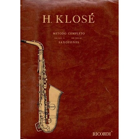 Método - Todos Os Saxofones - Ricordi H. Klosé