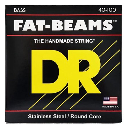 Encordoamento Baixo Dr Strings Fat Beams 4 Cordas Fb-40