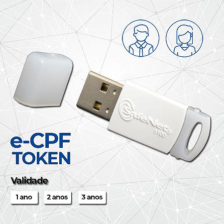 e-CPF, e-Jurídico, e-Médico (Token)
