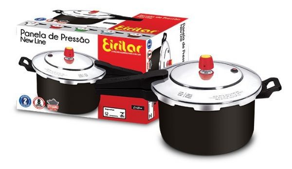 Panela de Pressão Fechamento Externo 7,5L Black - Eirilar