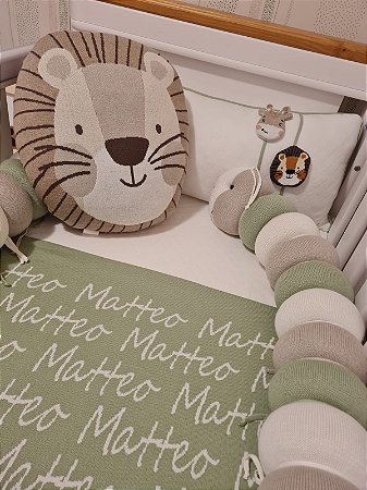 Kit Berço Safari Centopeia 3 Peças