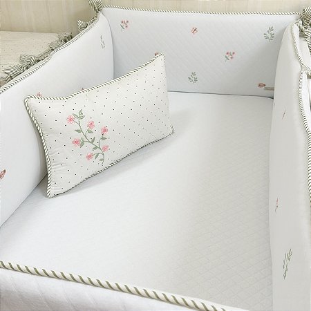 Kit Berço Flowers 6 Peças