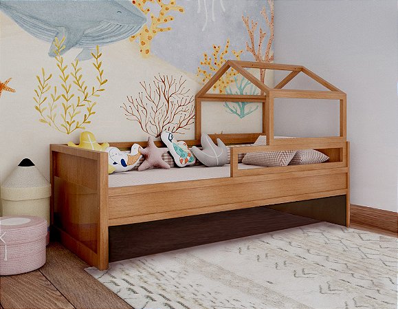 Cama Casinha em Madeira