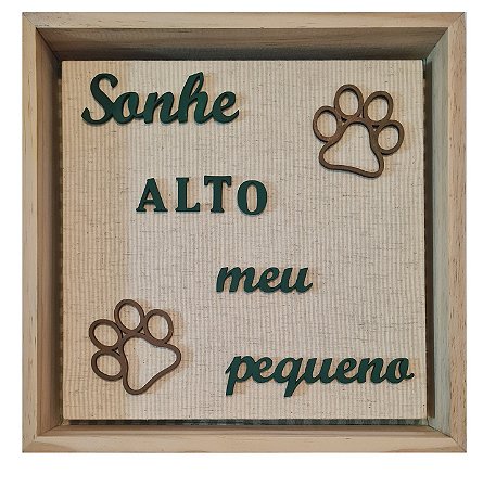 Porta Maternidade Sonhe Alto Meu Pequeno