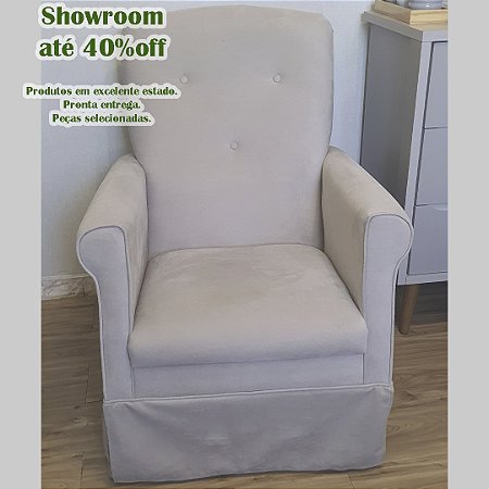 TROCA DE SHOWROOM 40% OFF Á VISTA Poltrona de Amamentação