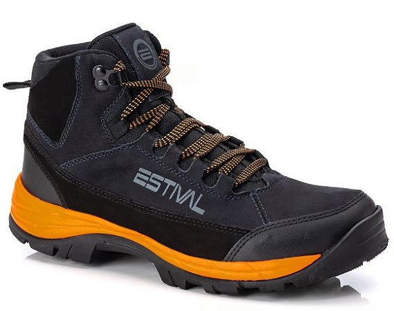 Botina de Cadarco Adventure em Couro - Dark Sapphire - Ref. AD90001S1 - Estival - CA 40376