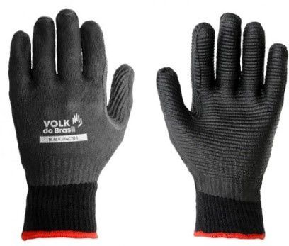 Luva Tricotada Borracha Vulcanizada Black Tractor - Volk - CA 37981