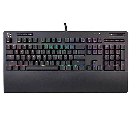 Teclado Mecânico Gamer Thermaltake TT Neptune Elite RGB Switch Blue Axis - KB-NER-TBBRPB-01