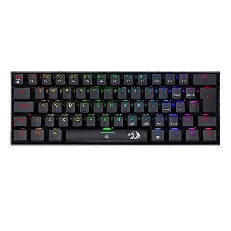 Teclado Mecânico Gamer Redragon Dragonborn, RGB, Switch Blue, ABNT2, Preto - K630RGB-1