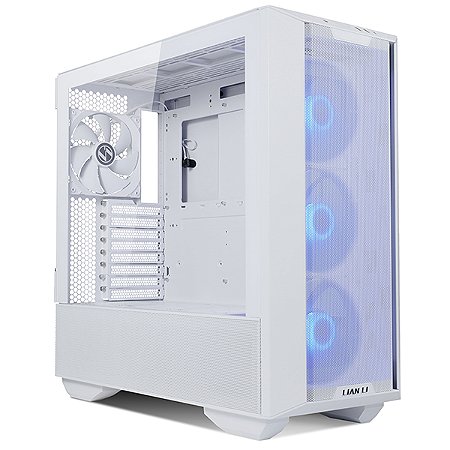 Gabinete Gamer Lian Li Lancool III-R, Mid Tower, RGB, ATX, Lateral em Vidro Temperado, 4x Cooler Fan RGB, Branco - LANCO