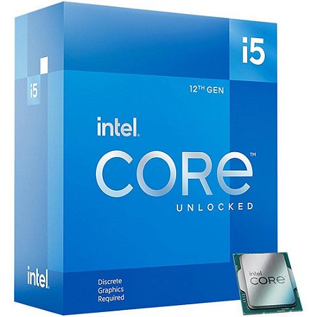 Processador Intel Core i5-12600KF, 3.7GHz (4.9Ghz Max Turbo), Cache 20MB, 10 Core, 16 Threads, LGA 1700 - BX8071512600