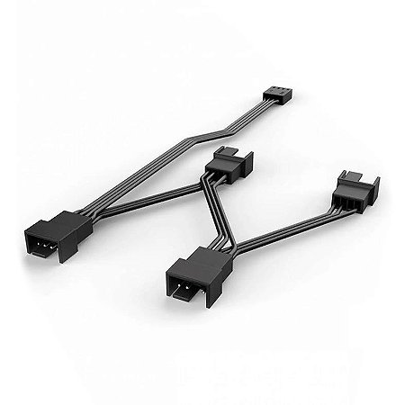 CABO ADAPTADOR SPLITTER PARA FANS PWM 1 ENTRADA 4 SAIDAS PCYES - SPTPWM4PCY