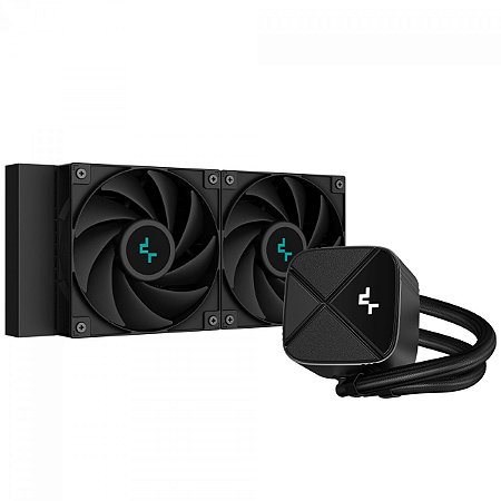 Water Cooler DeepCool LS520S Zero Dark, 240mm, Intel/AMD, R-LS520-BKNNMM-G-1