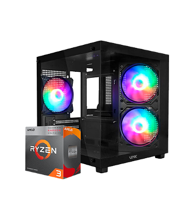PC Gamer Lv1 Ryzen 3 3200g  vega 8, 16gb, ssd 240gb