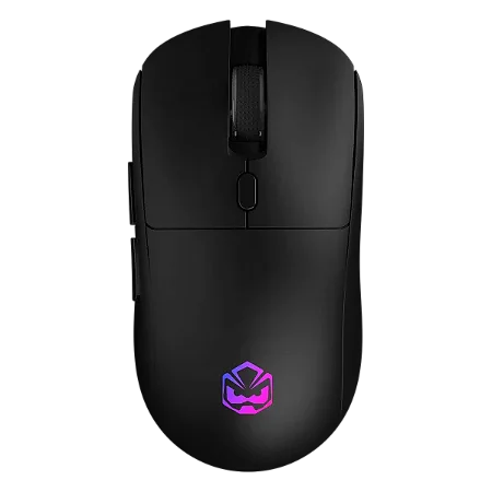 MOUSE GAMER SEM FIO PCYES BASARAN STEALTH BLACK VULCAN - 10000 DPI - RGB - 6 BOTOES - PMGBRSTBV