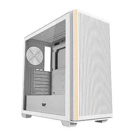 Gabinete Gamer Darkflash DS900WS ATX Lateral em Vidro Branco