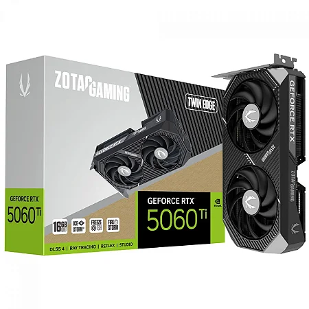 PLACA DE VIDEO RTX 5060 TI 16GB TWIN EDGE OC ZOTAC ZT-B50620E-10M
