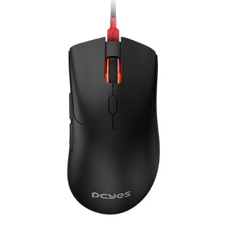 MOUSE GAMER PCYES HYDRUS BLACK VULCAN - 12400 DPI - RGB - 6 BOTOES - PMGHBV