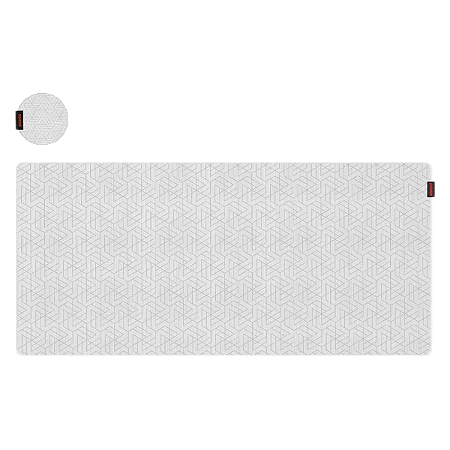 MOUSE PAD GAMER PCYES MAZE EXTENDED WHITE GHOST - 900 X 420 - PMM90X42WG